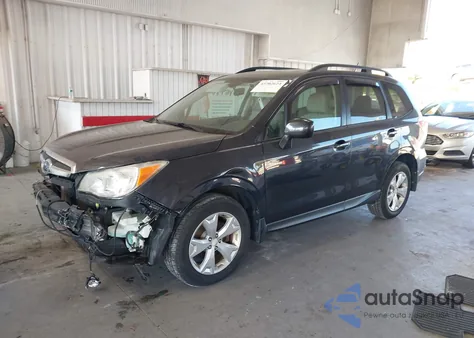 2015 Subaru Forester 2.5I Premium z USA, uszkodzony, nr VIN JF2SJAFCXFH482694
